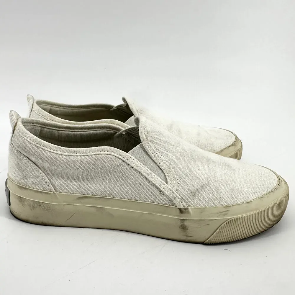 Everlane The Forever Slip On Sneakers Casual Round Toe Errands White M5 W6.5